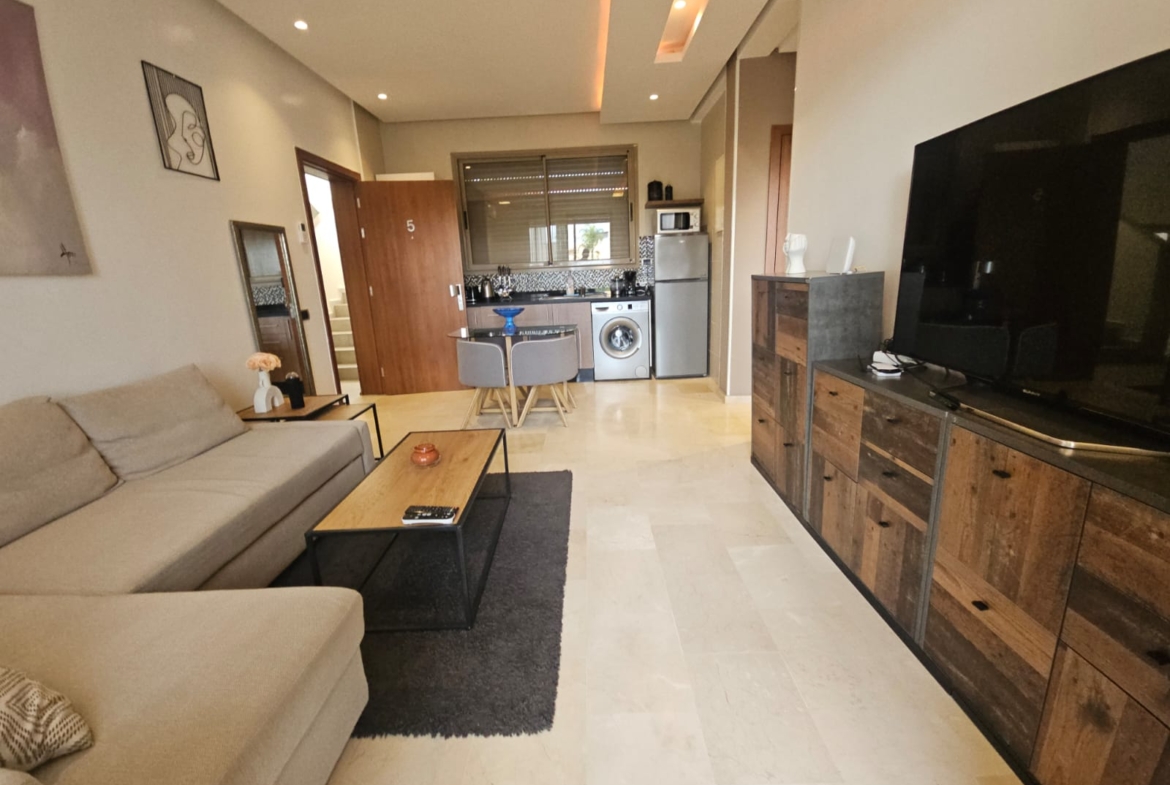 PRESTIGIA ARGAN – STUDIO MEUBLE AVEC TERRASSE