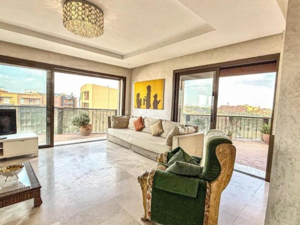 Appart 3 chambres haut standing GUELIZ