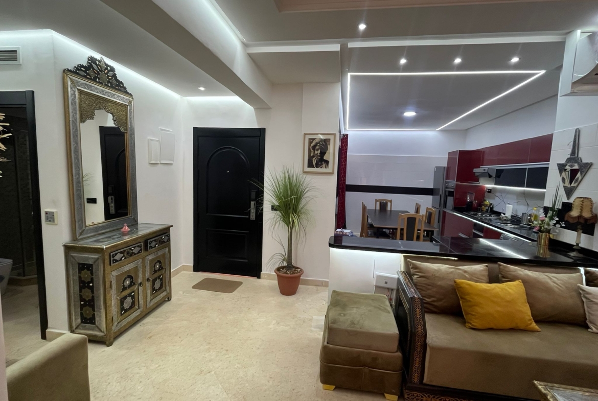 Superbe Appart Meublé avec Piscine – 109m²|Semlalia