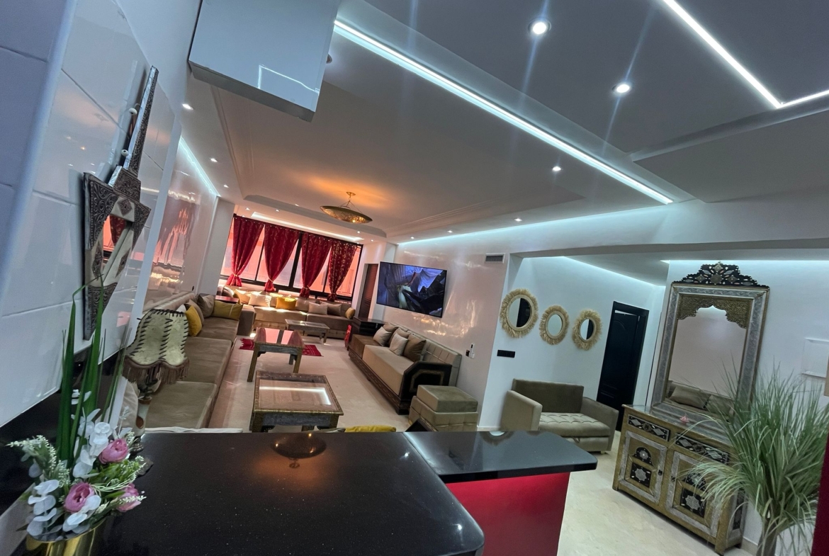 Superbe Appart Meublé avec Piscine – 109m²|Semlalia
