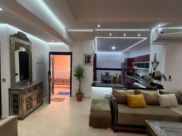 Superbe Appart Meublé avec Piscine – 109m²|Semlalia