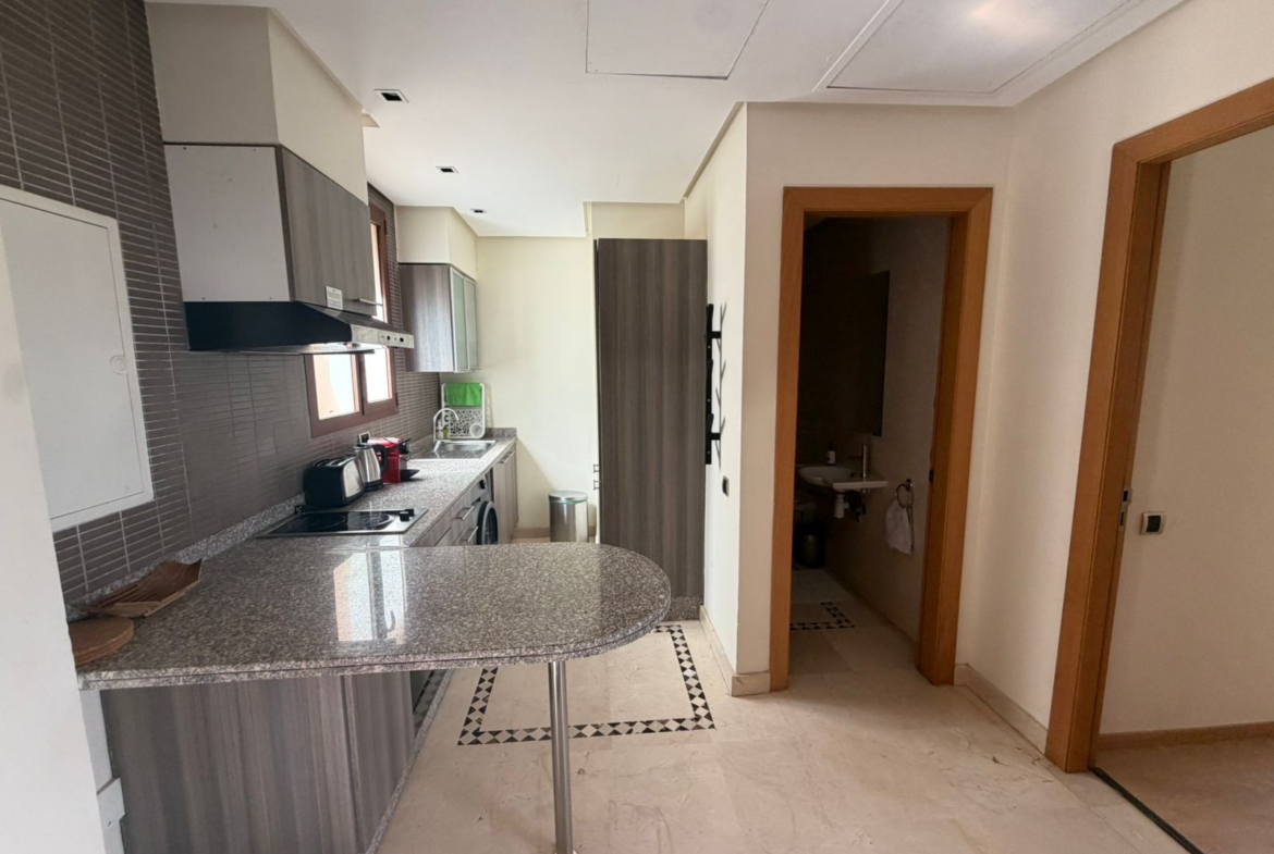 Superbe appart de 70 m² en résidence sécurisée avec piscine_ à coté stade Rte de casa
