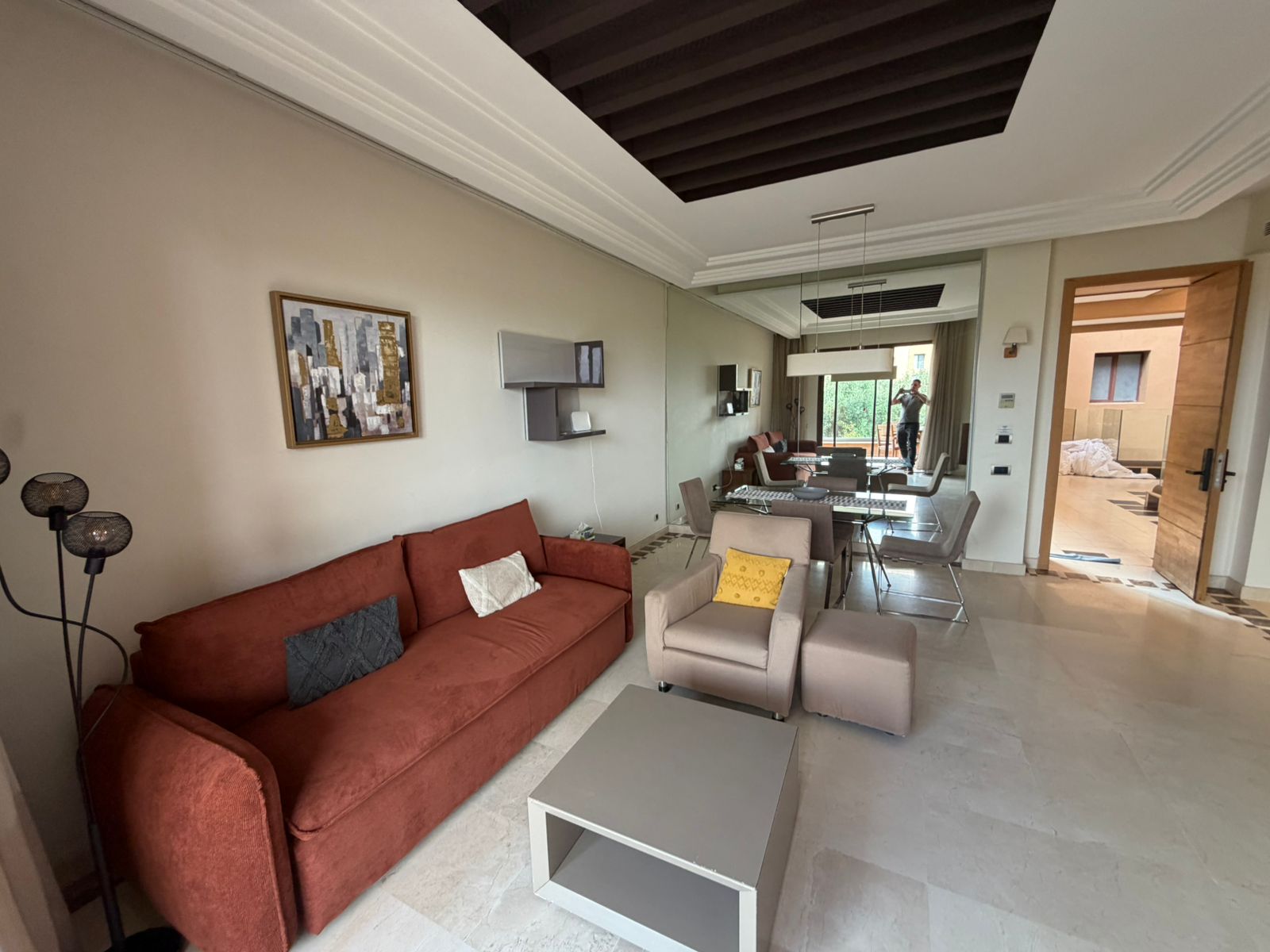 Superbe appart de 70 m² en résidence sécurisée avec piscine_ à coté stade Rte de casa