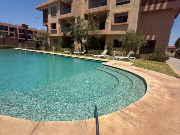 Magnifique appartement RDC avec terrasses à louer – Route d’Ourika