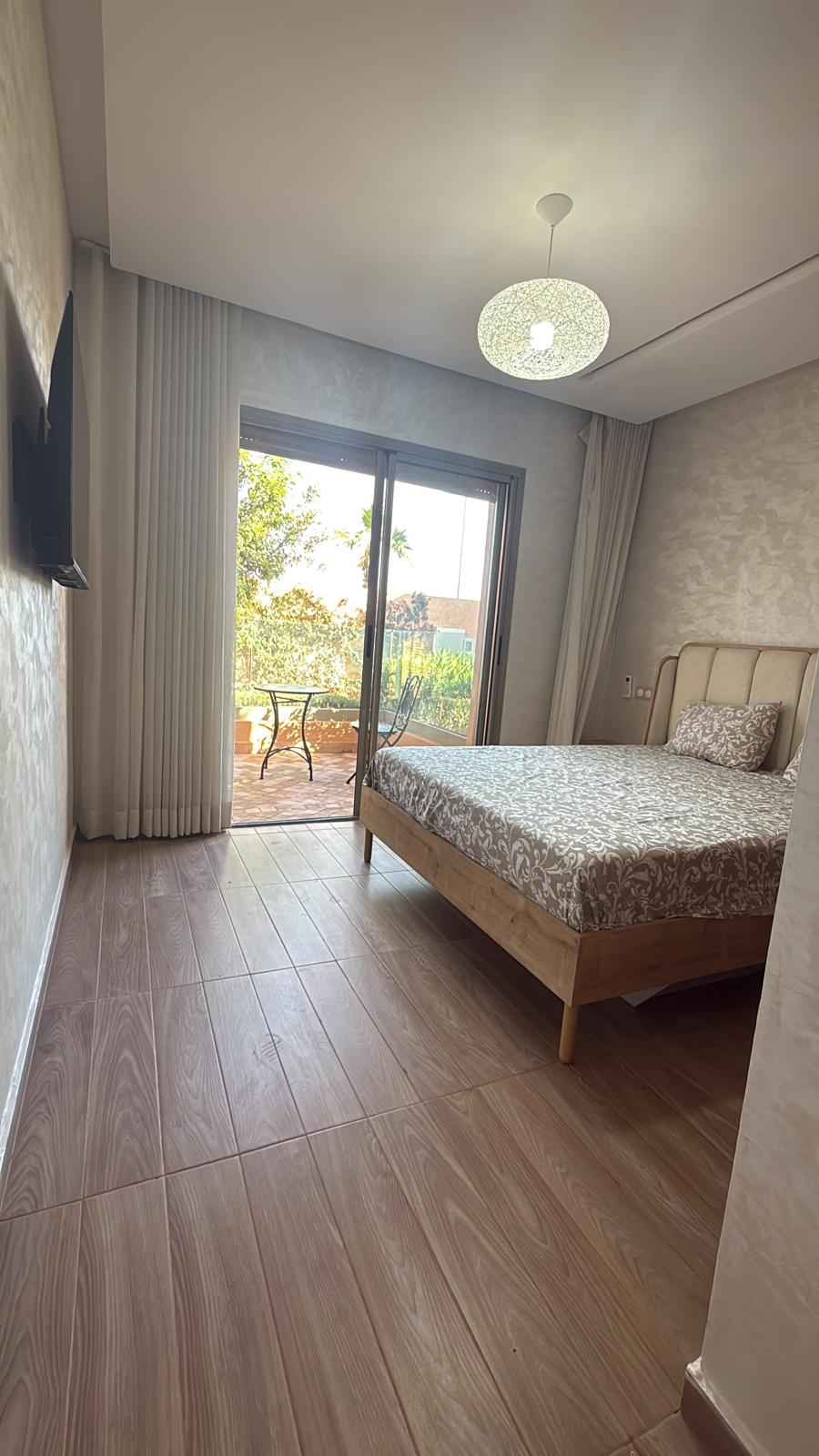 Magnifique appartement RDC avec terrasses à louer – Route d’Ourika