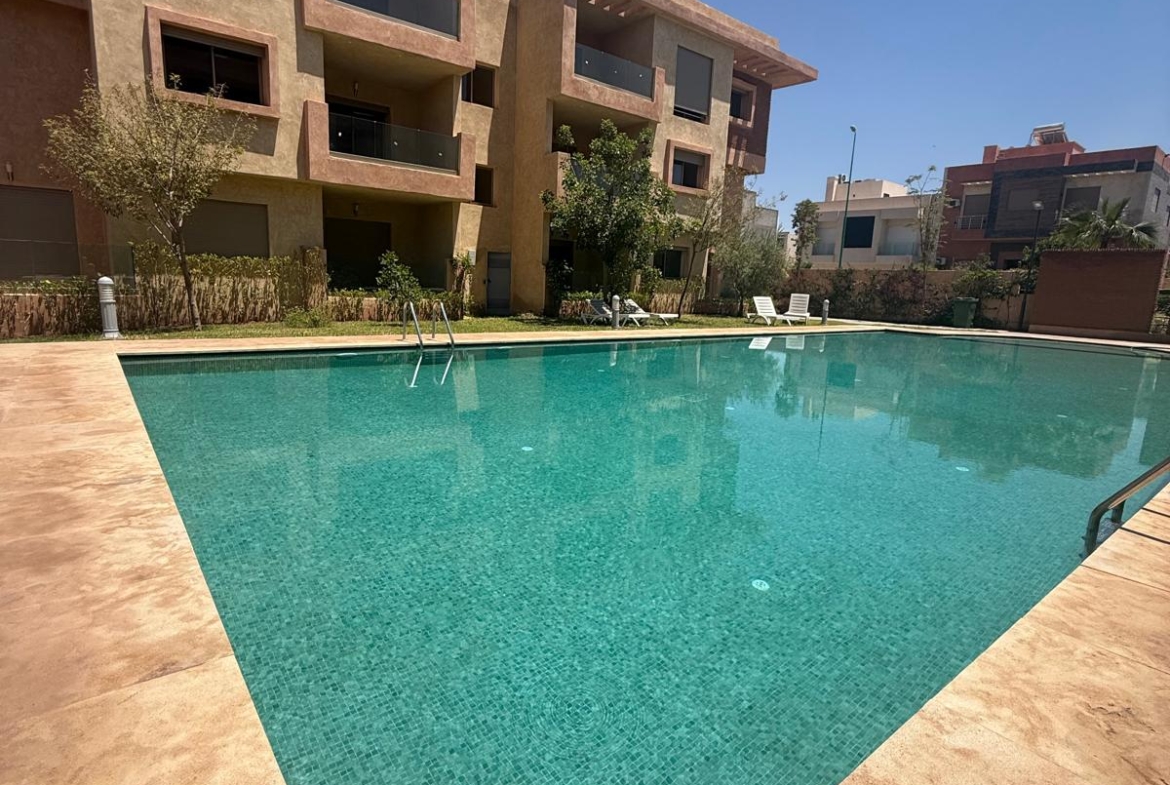 Magnifique appartement RDC avec terrasses à louer – Route d’Ourika