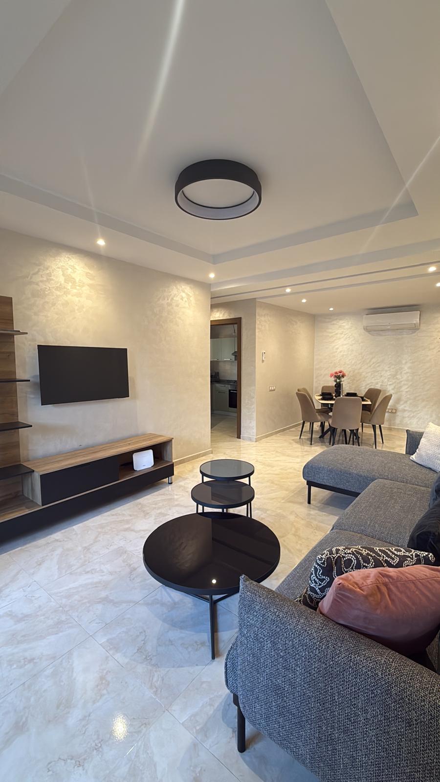Magnifique appartement RDC avec terrasses à louer – Route d’Ourika