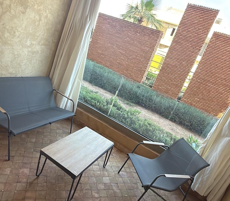 Magnifique appartement RDC avec terrasses à louer – Route d’Ourika