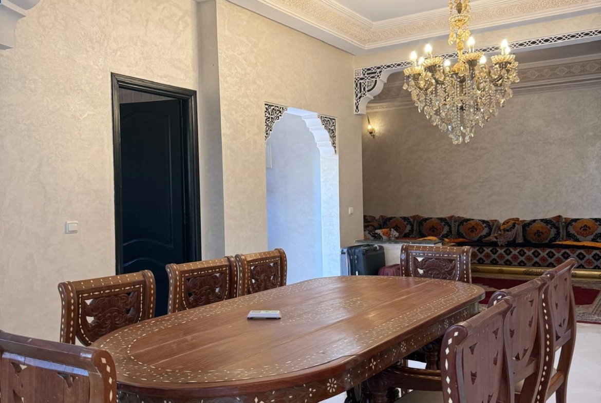 Villa Meublée avec Piscine à Louer à Targa – Résidence Privée – 6 Chambres
