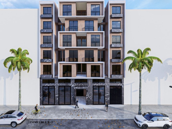 T2 centre ville BAB DOUKKALA sur plan