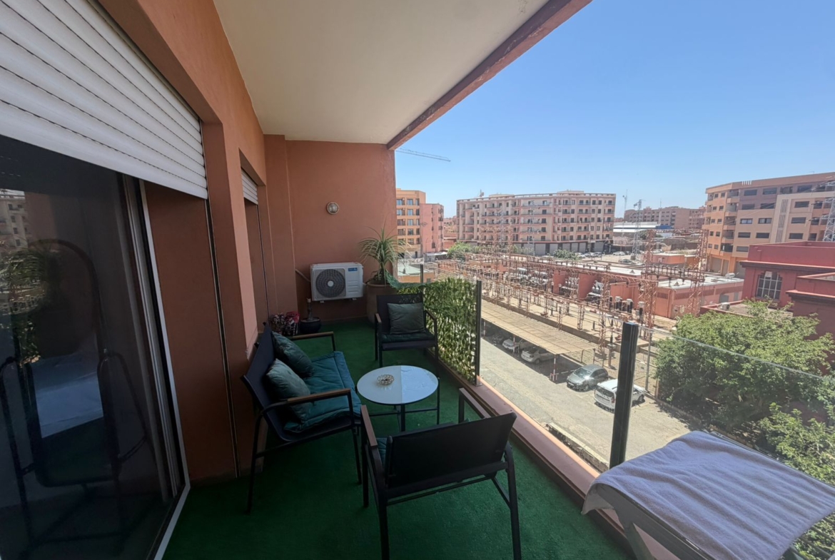 Appartement T2 AVEC TERASSE PISCINE – GUÉLIZ PROCHE DE LA GARE