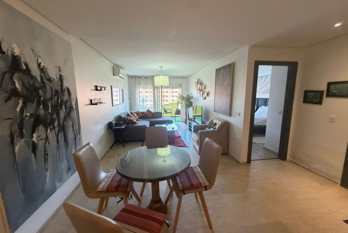 Appartement T2 AVEC TERASSE PISCINE – GUÉLIZ PROCHE DE LA GARE