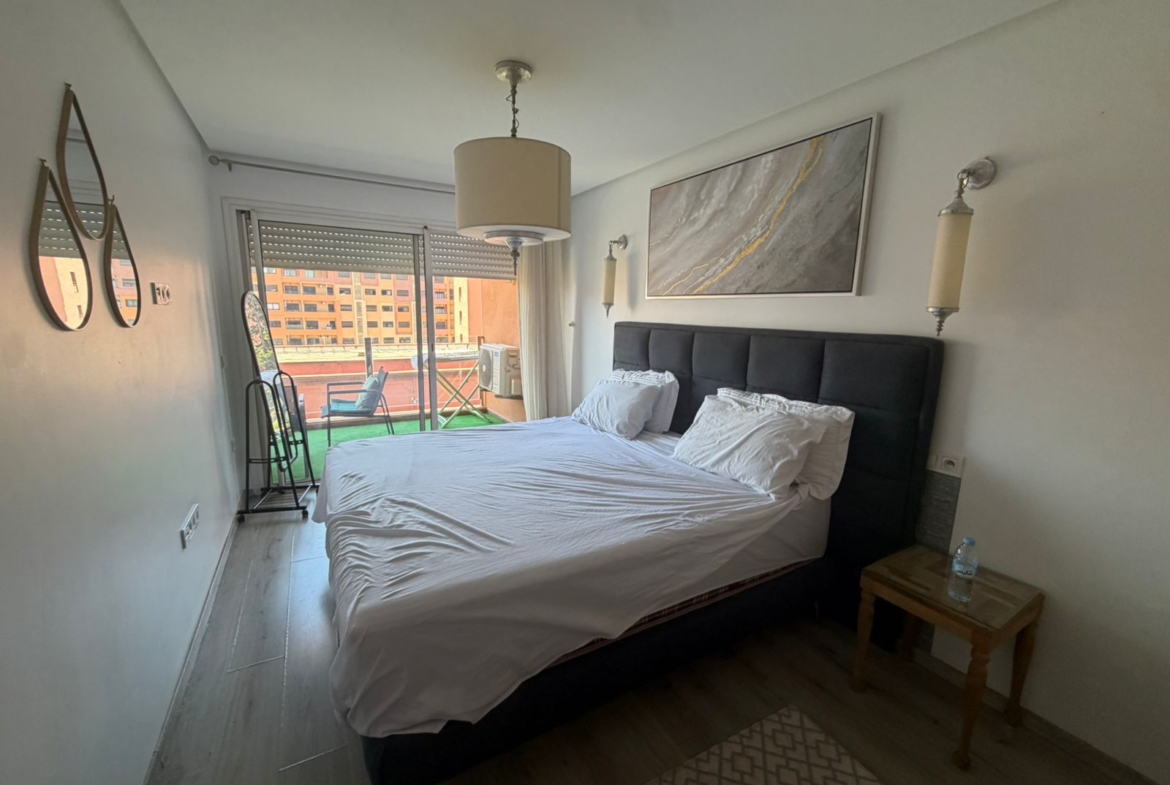 Appartement T2 AVEC TERASSE PISCINE – GUÉLIZ PROCHE DE LA GARE