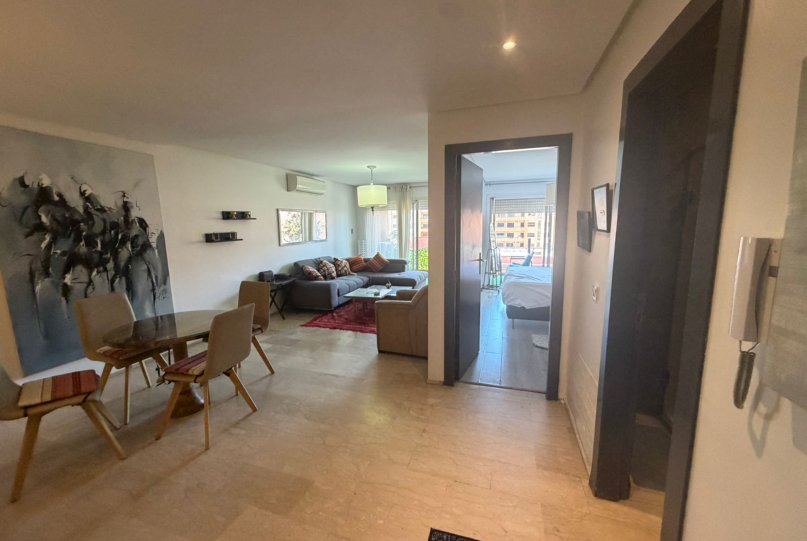 Appartement T2 AVEC TERASSE PISCINE – GUÉLIZ PROCHE DE LA GARE