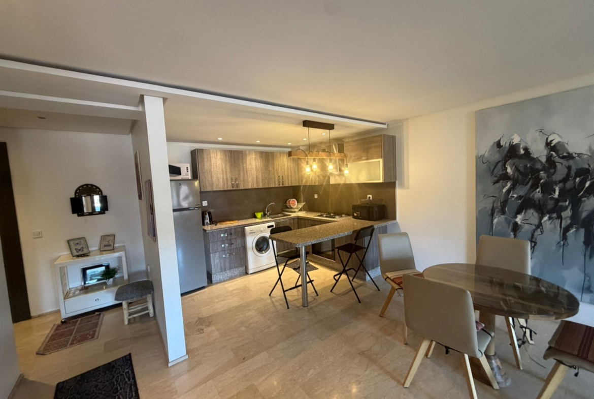 Appartement T2 AVEC TERASSE PISCINE – GUÉLIZ PROCHE DE LA GARE