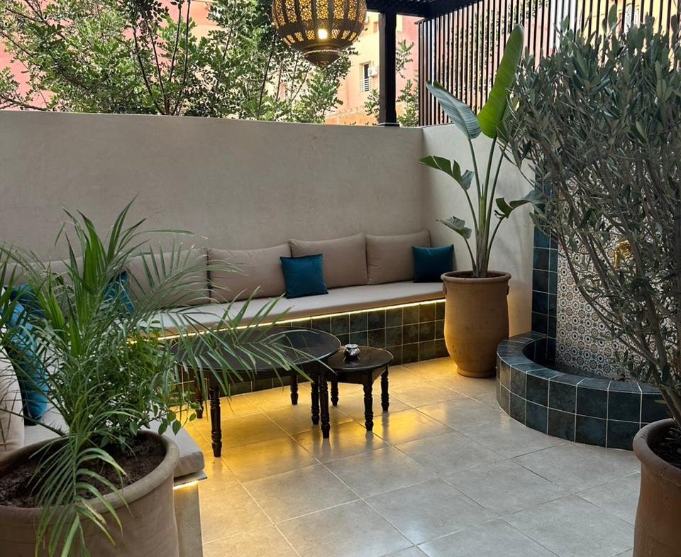 Coup de Cœur à Guéliz : 111 m² avec Terrasse & Balcons à 5 min du Carré Eden