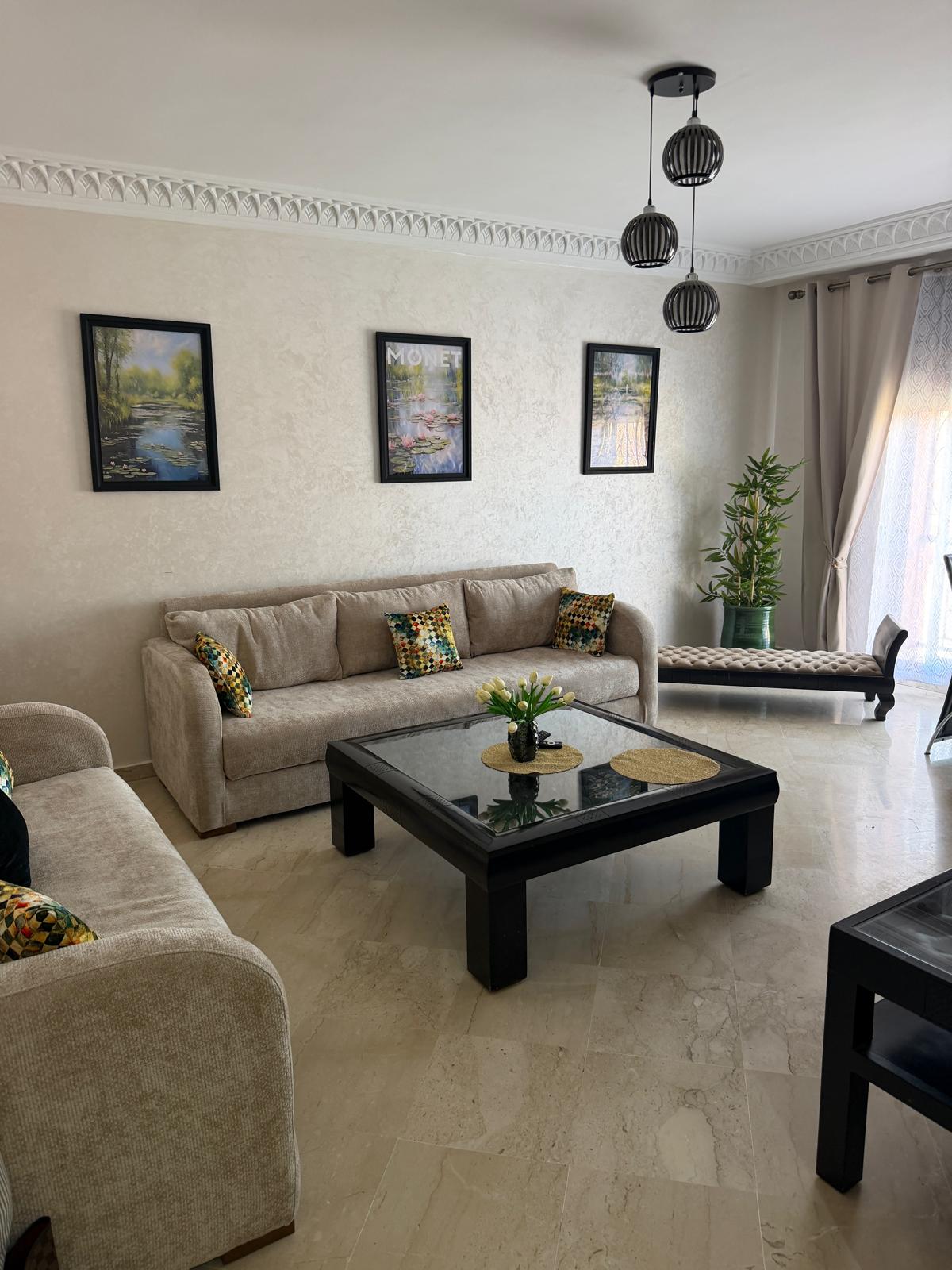 1 Appartement meublé en location longue durée – Victor Hugo, Marrakech