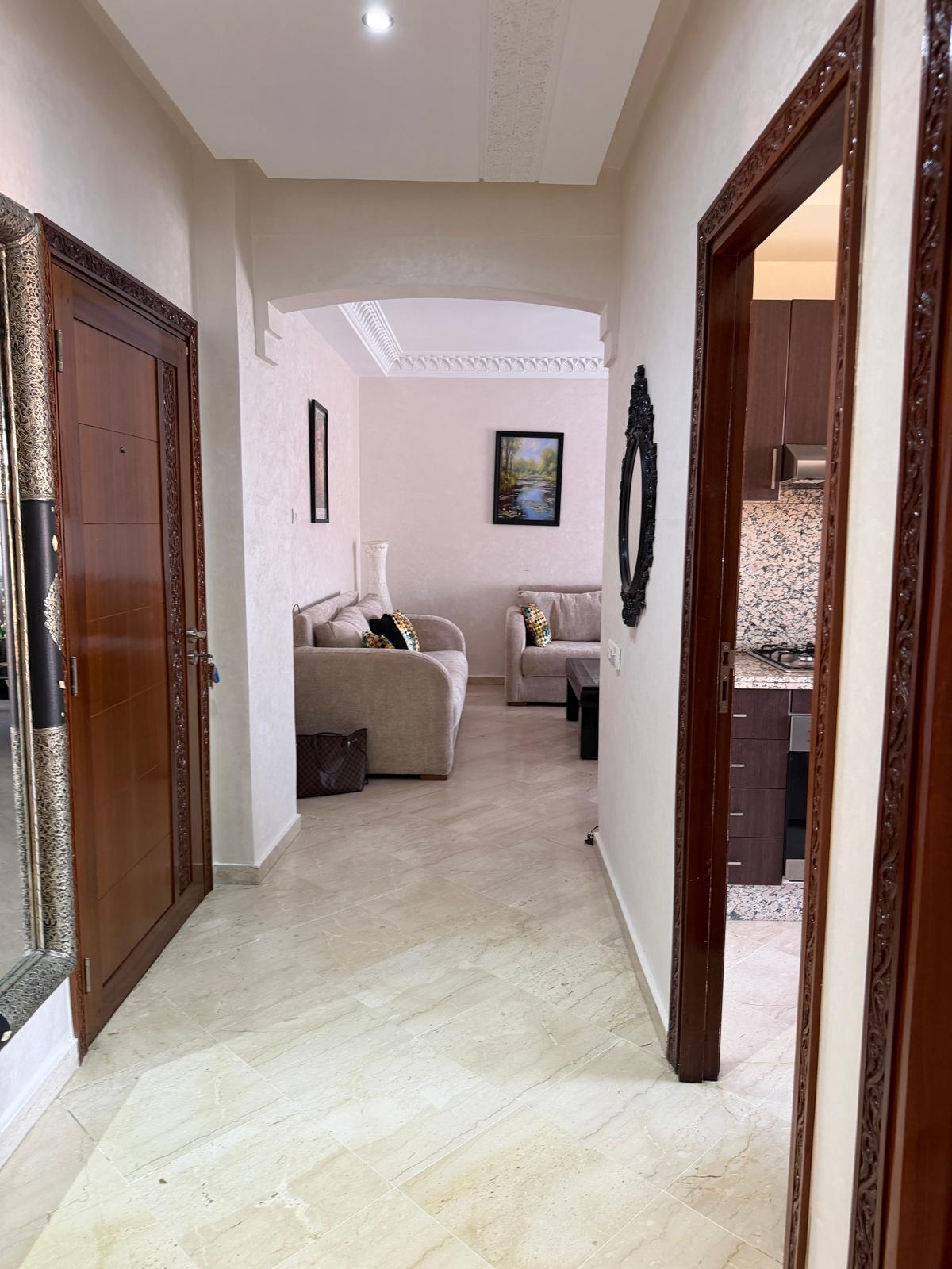 7 Appartement meublé en location longue durée – Victor Hugo, Marrakech