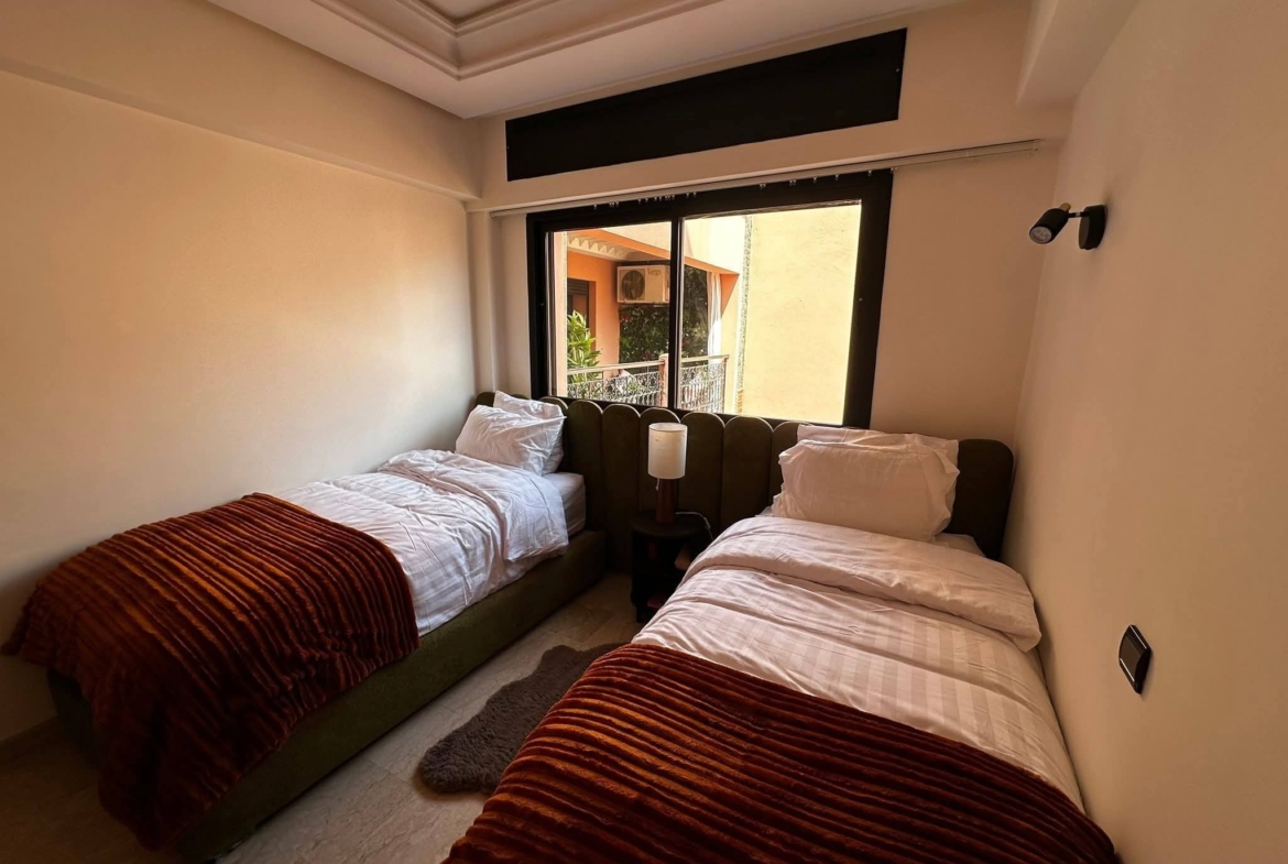 MAGNIFIQUE APPARTEMENT MEUBLÉ À GUÉLIZ