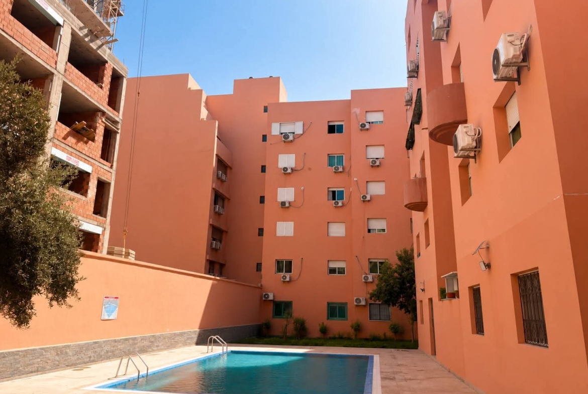 EXCLUSIVITÉ APPARTEMENT RENOVE T3 RDC AVEC PISCINE