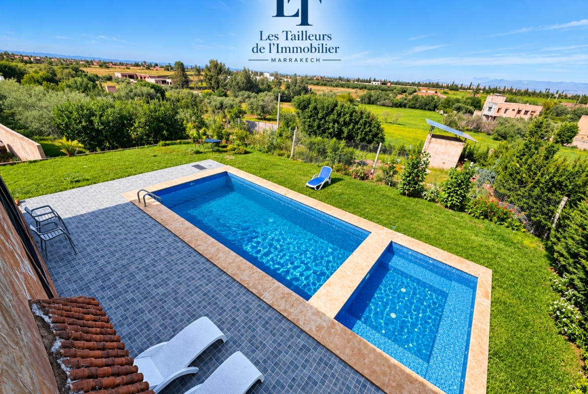 MINI VILLA AVEC ESPACE VERT PISCINE JACCUZI LOCATION LONGUE DUREE