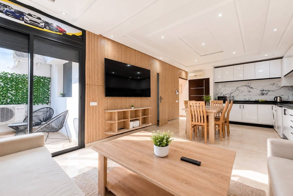 À louer – Appartement meublé à Guéliz / Boulevard Zerktouni