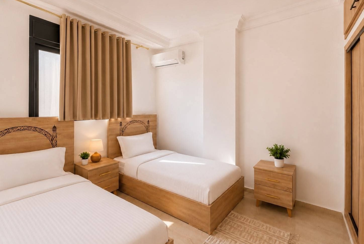 À louer – Appartement meublé à Guéliz / Boulevard Zerktouni