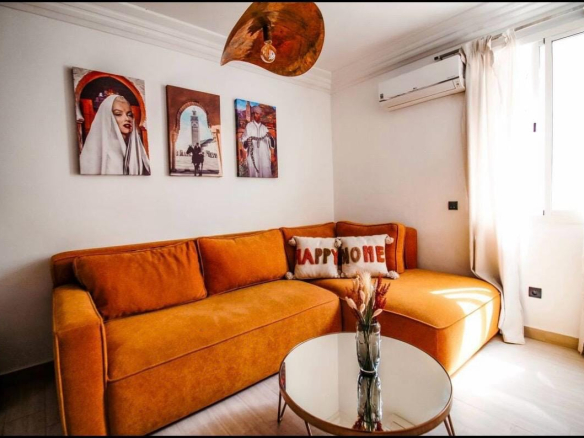 APPARTEMENT MEUBLÉ 2 CHAMBRES | ABWAB GUÉLIZ – MARRAKECH / À LOUER