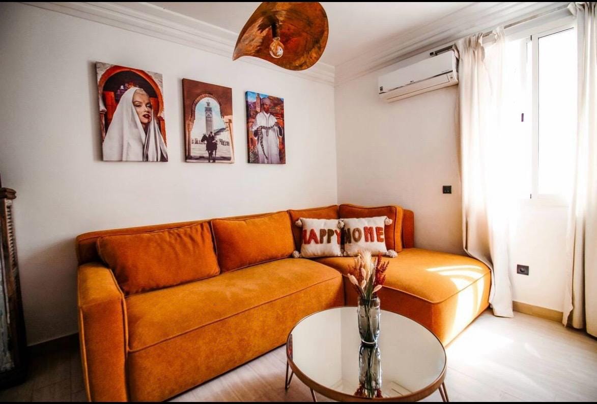 APPARTEMENT MEUBLÉ 2 CHAMBRES | ABWAB GUÉLIZ – MARRAKECH / À LOUER