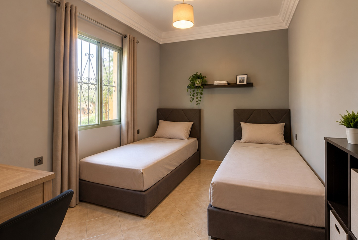 BEL APPARTEMENT 4 CHAMBRES À MABROUKA -À VENDRE
