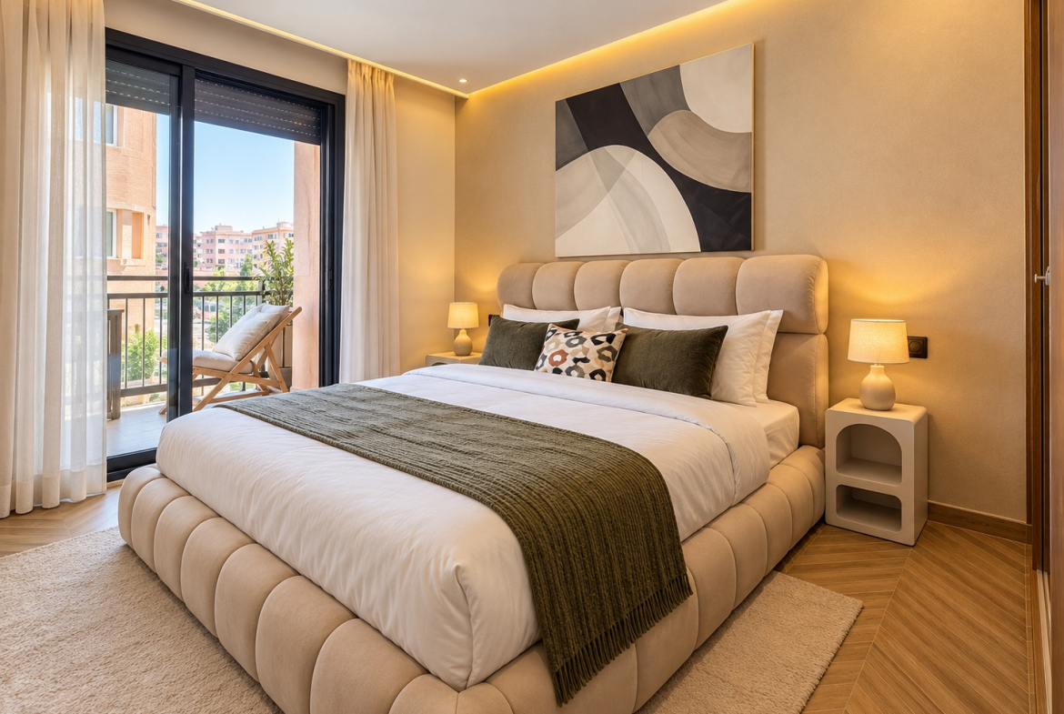 Appartement meublé neuf de 51m² à vendre – Plaza gueliz