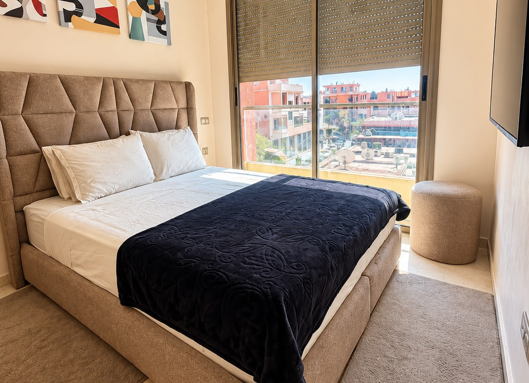 STUDIO MEUBLÉ À GUÉLIZ, À CÔTÉ DE CARRÉ EDEN-À VENDRE