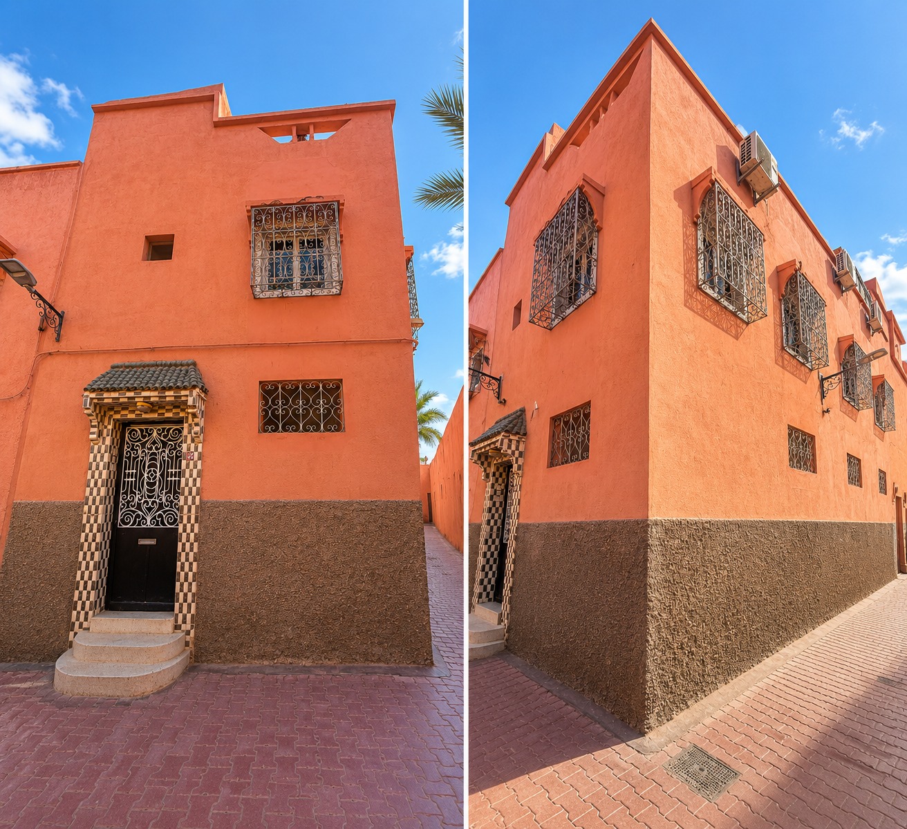 Diptyque d’une maison rose de médina (1) MAISON TITRÉE 80 m² À VENDRE | SIDI AMARA