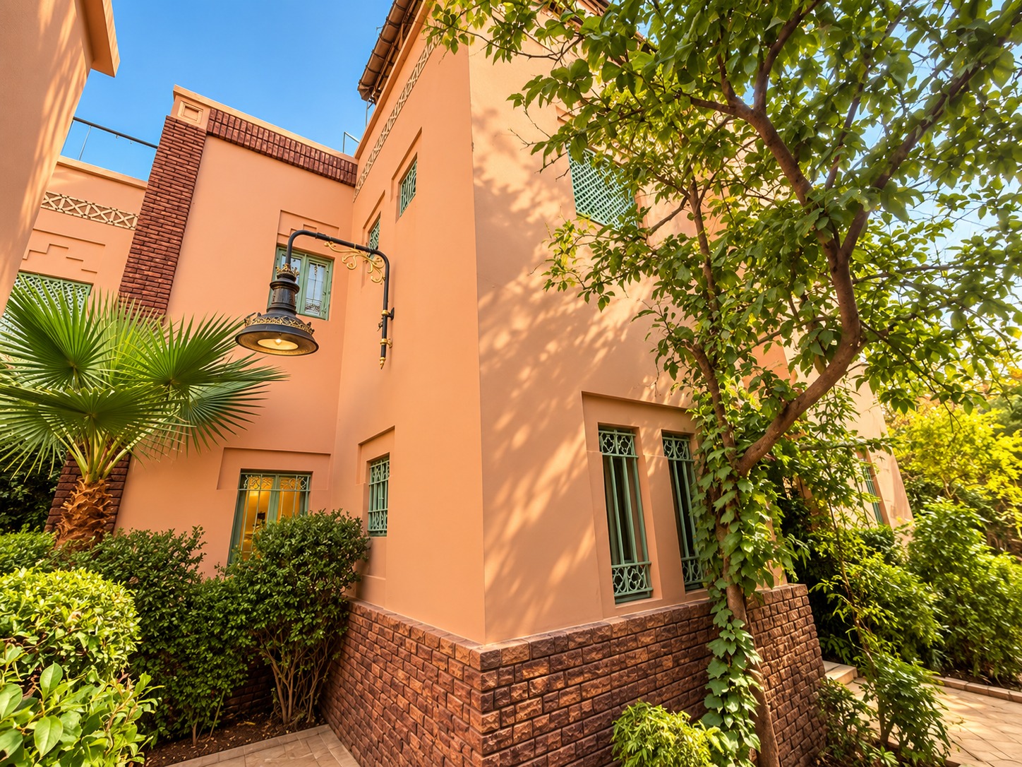 Villa marocaine au jardin luxuriant (2) Maison avec jardin & rooftop – à vendre / SIDI AMARA