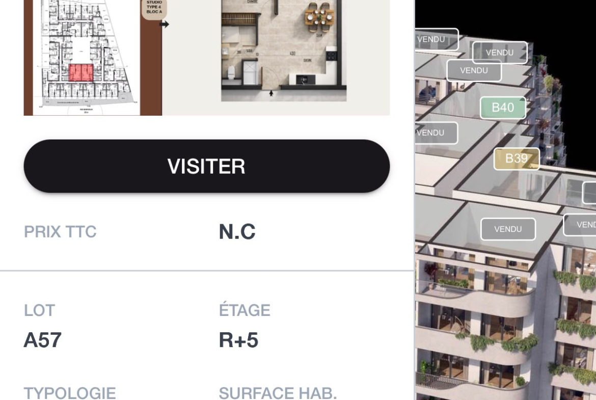 SUPER PROJET SUR PLAZA GUELIZ /APPARTEMENT HAUT DE GAME
