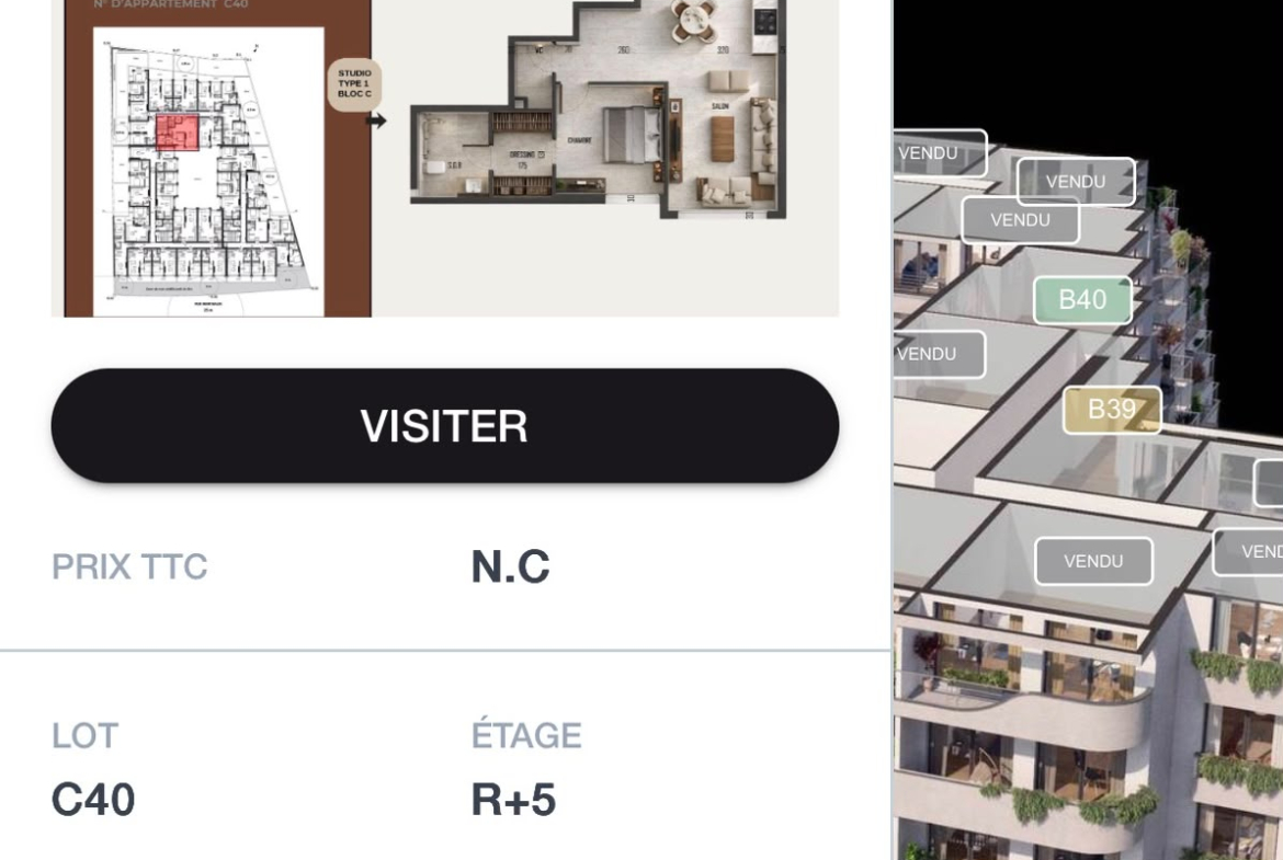 SUPER PROJET SUR PLAZA GUELIZ /APPARTEMENT HAUT DE GAME