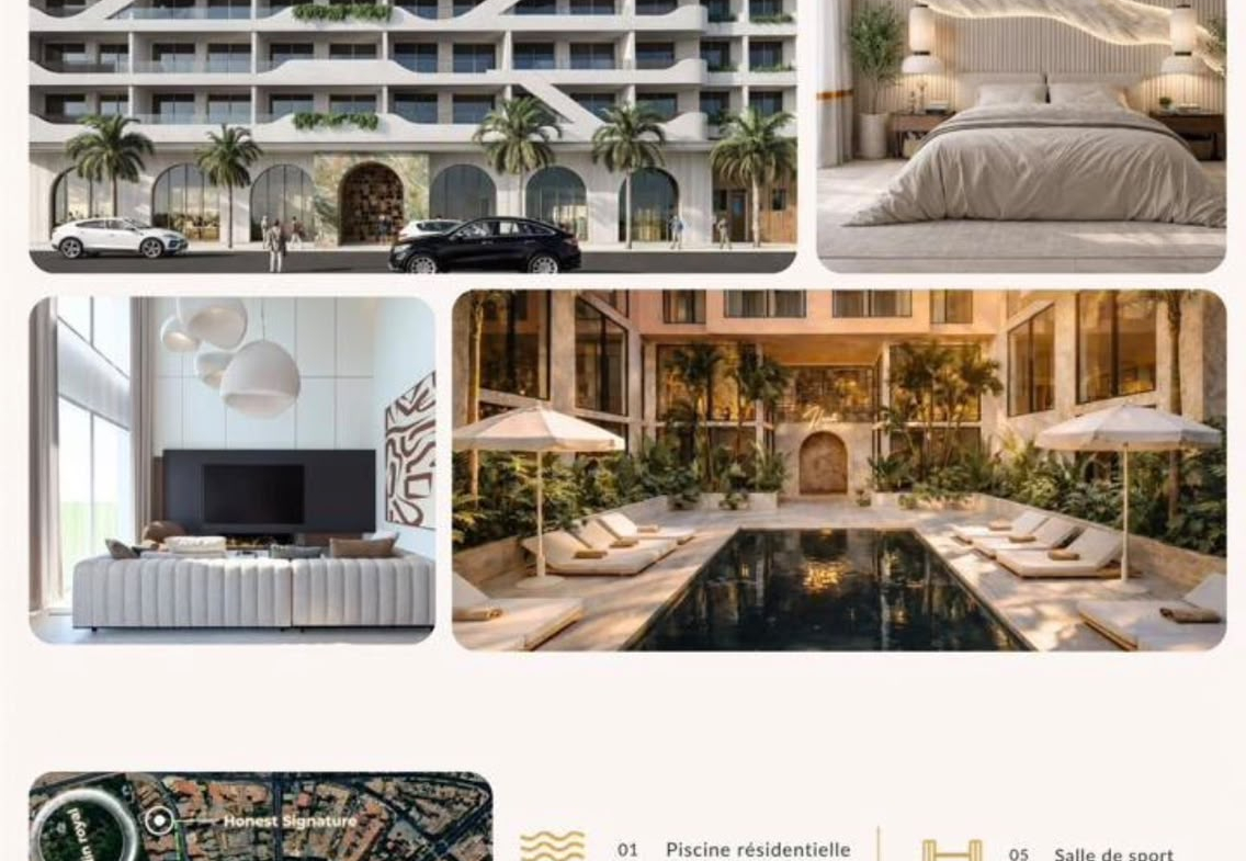SUPER PROJET SUR PLAZA GUELIZ /APPARTEMENT HAUT DE GAME