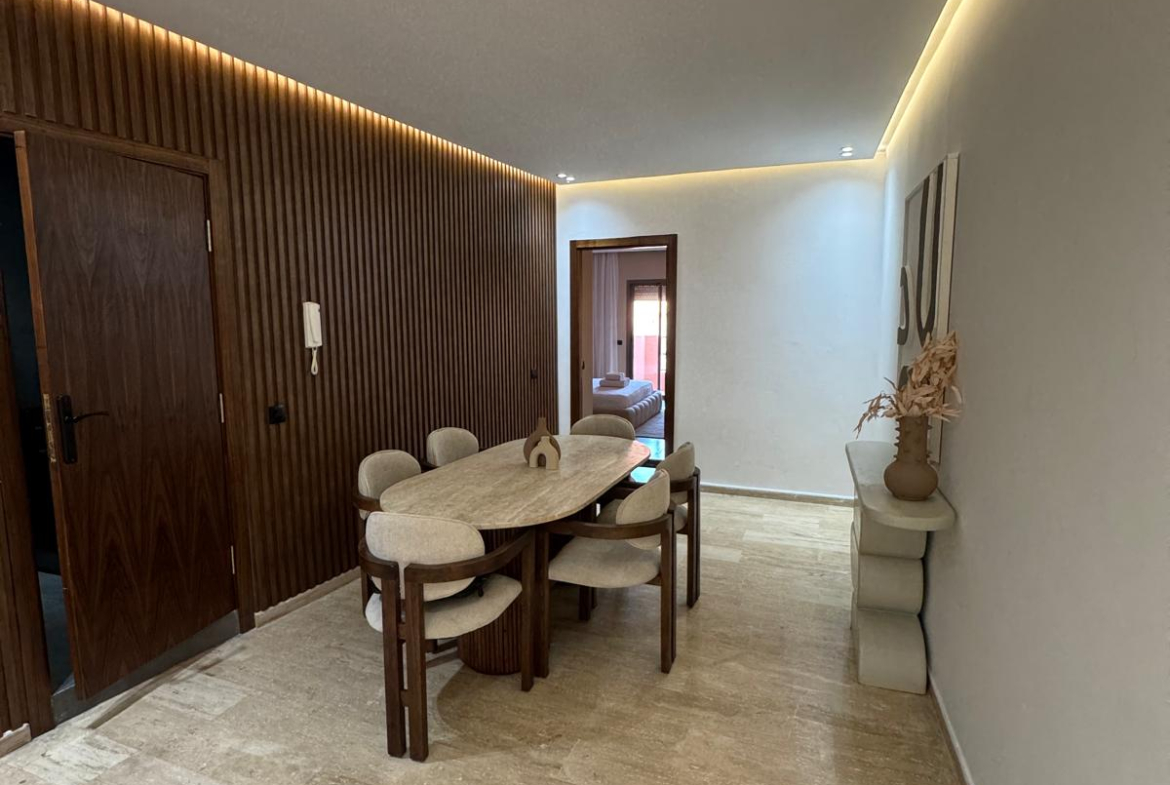 SUPERBE APPARTEMENT MEUBLÉ | MARRAKECH – DERRIÈRE CARRÉ EDEN À VENDRE