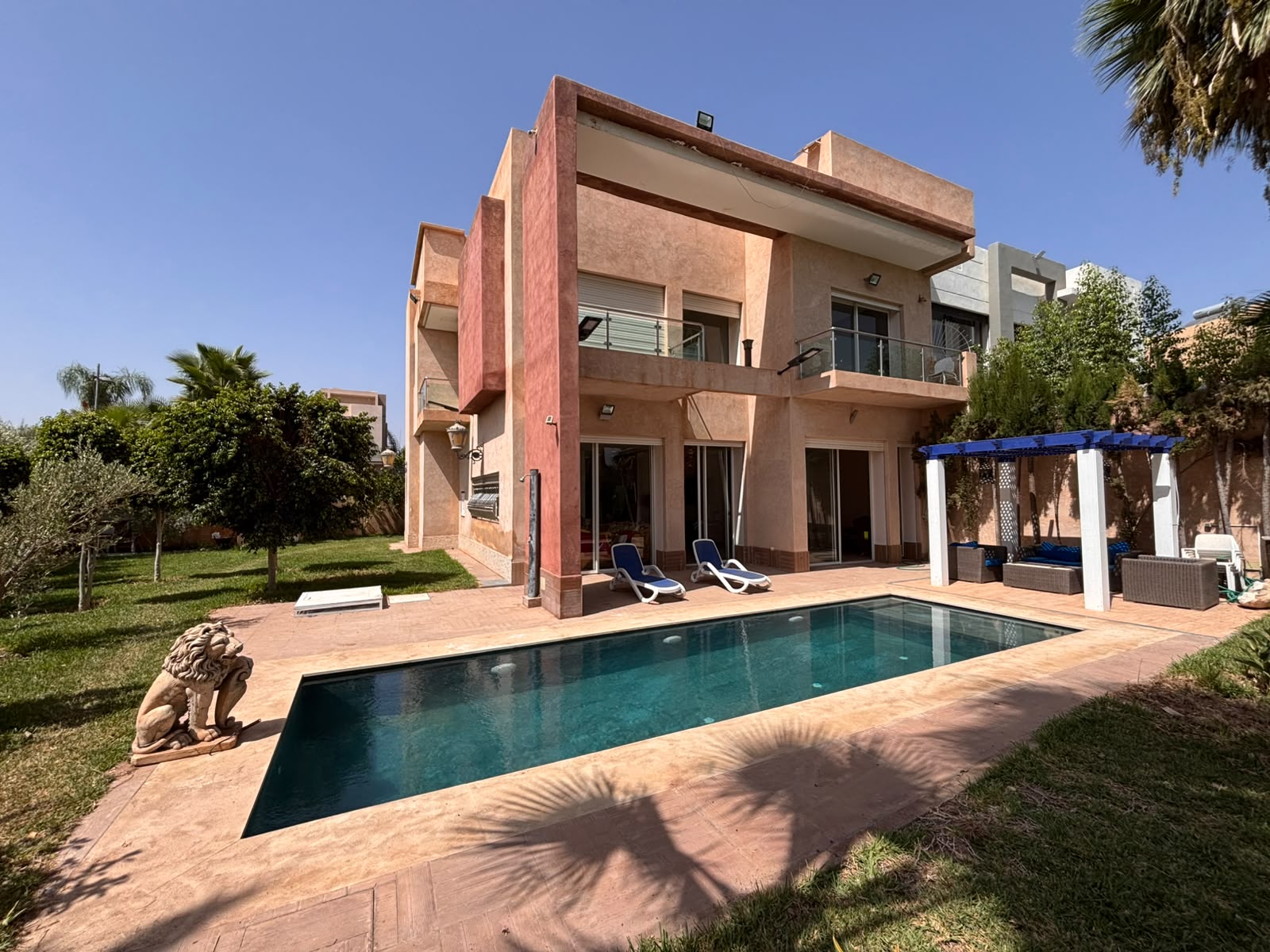 Superbe Villa Front de Golf – À Louer (Argan Golf Resort) / Marrakech