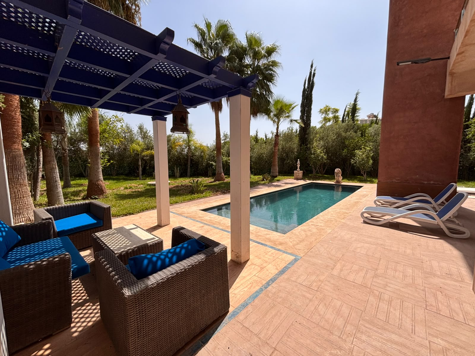 Superbe Villa Front de Golf – À Louer (Argan Golf Resort) / Marrakech