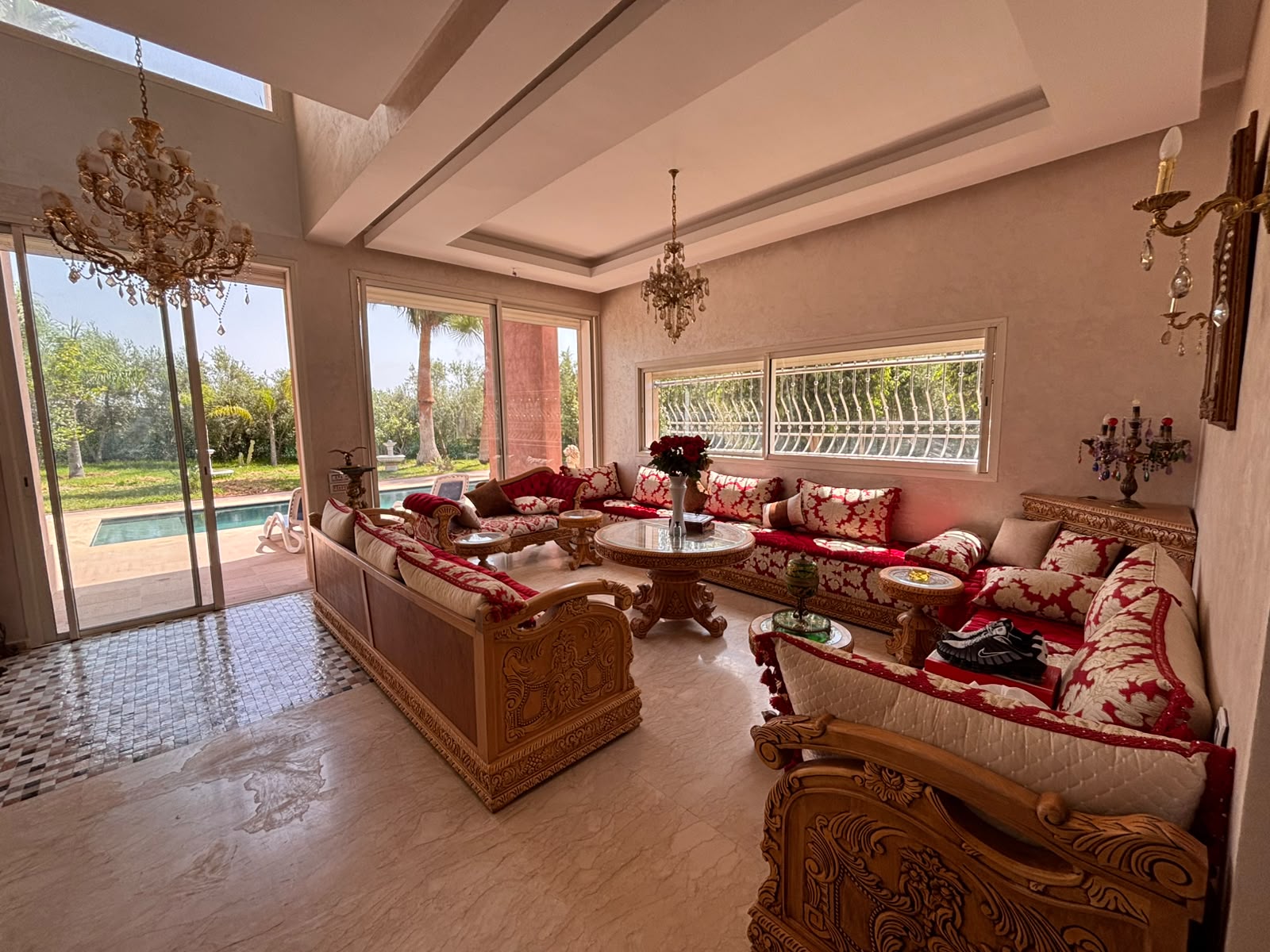 Superbe Villa Front de Golf – À Louer (Argan Golf Resort) / Marrakech