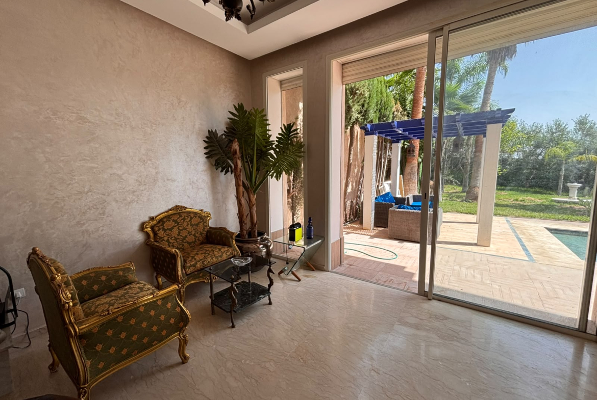 Superbe Villa Front de Golf – À Louer (Argan Golf Resort) / Marrakech
