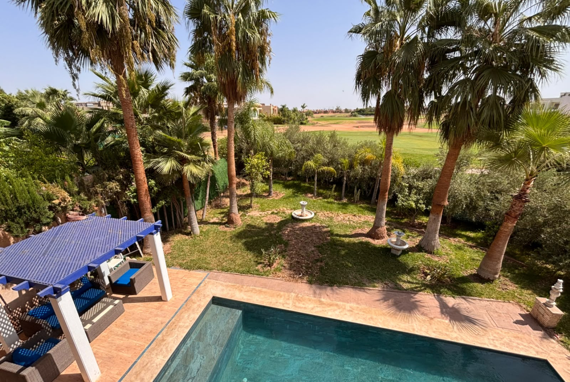 Superbe Villa Front de Golf – À Louer (Argan Golf Resort) / Marrakech
