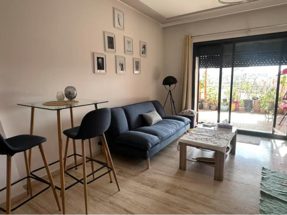 Chic Appart meublé a louer avec Terrasse & Superbe Vue