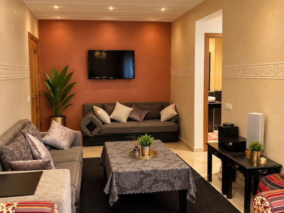 BEL APPARTEMENT À LOUER – LONGUE DURÉE / GUELIZ