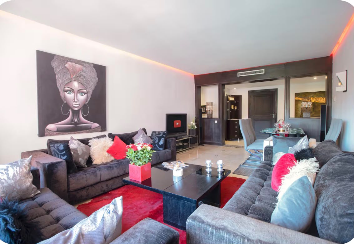 Appartement d’Exception 3 Chambres –à Louer / L’Hivernage