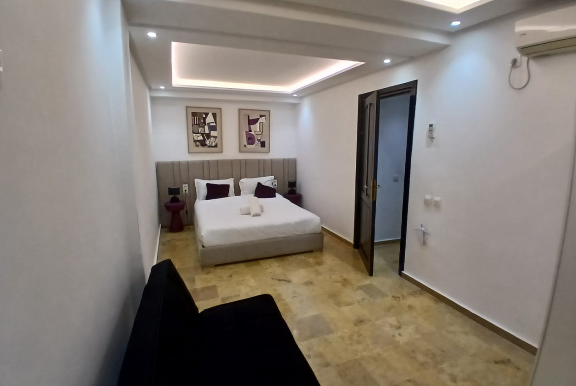 DUPLEX EN REZ-DE-CHAUSSÉE AU CŒUR DE GUÉLIZ- À LOUER