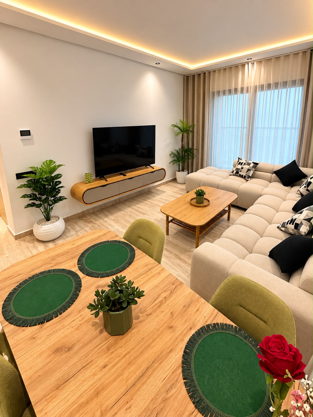 APPARTEMENT DE LUXE MEUBLÉ AVEC PISCINE -À LOUER