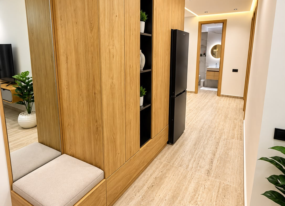 Bel appartement meublé a Guéliz, à proximité de la gare -À LOUER
