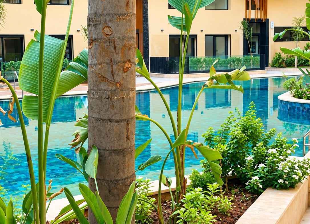 APPARTEMENT DE LUXE MEUBLÉ AVEC PISCINE -À LOUER